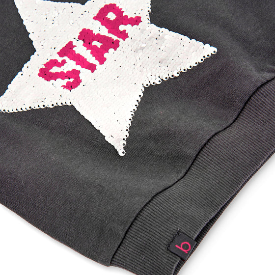 Love Star Flip Sequin Sweatshirt  - FINAL SALE