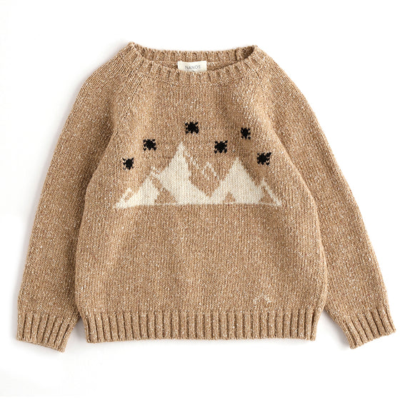 Mountain Scenery Knit Sweater  - FINAL SALE