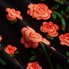 Roses Velour Dress