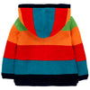 Funky Stripes Sweater with Removable Hood  - FINAL SALE