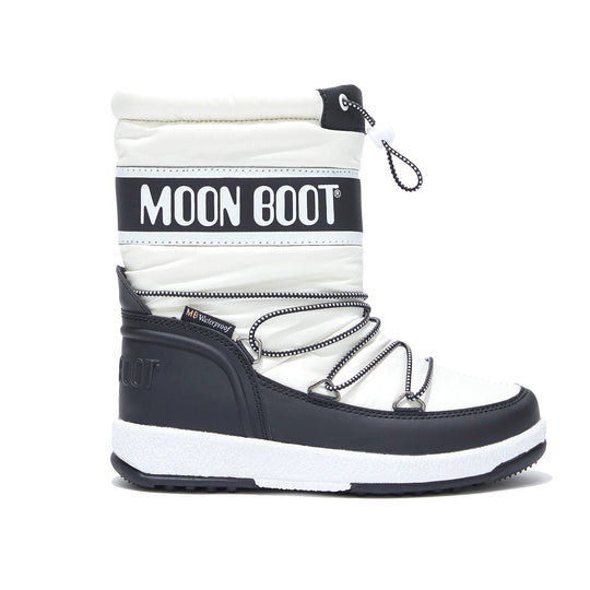 MOON BOOT Sport Junior White Ripstop Boots