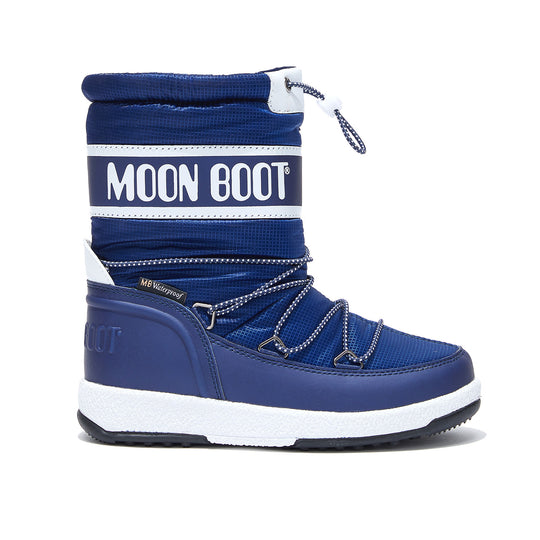 MOON BOOT Sport Junior Blue Ripstop Boots
