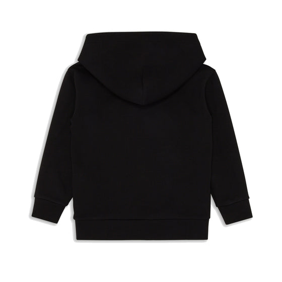 Black hoodie with R-Eacreate vintage logo