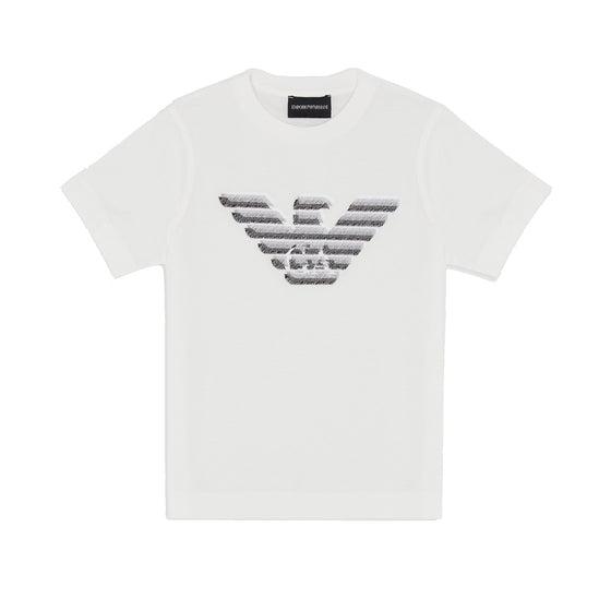 Pima jersey T-shirt with eagle logo