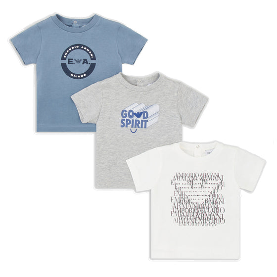 Pack 3 T-shirts with logo