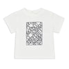 White T-shirt with stencilled logo