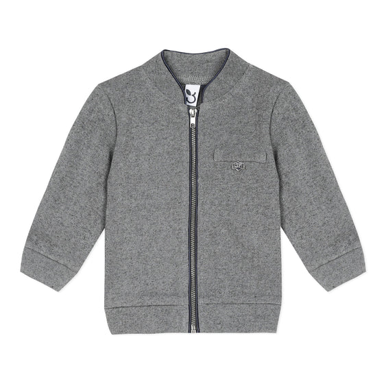 Grey teddy milano knit jacket  - FINAL SALE