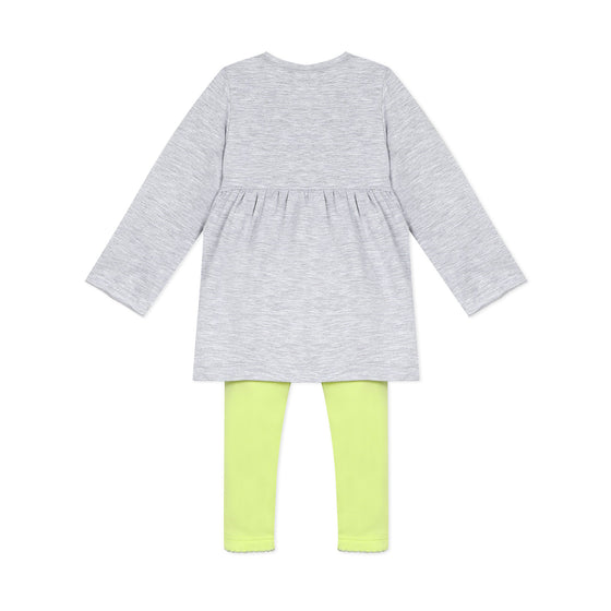 Heather grey jersey tunic and leggings  - FINAL SALE