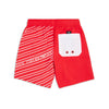 Red swim trunks with eagle logo  - FINAL SALE