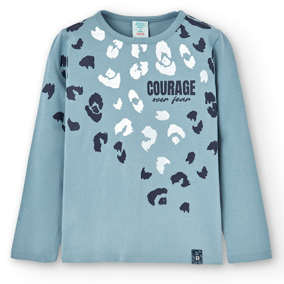 Leopard Print "Courage" T-shirt  - FINAL SALE