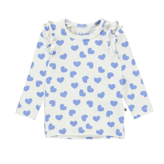 MOLO Emma Hearts Long Sleeve T-shirt