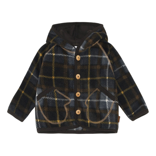 MOLO Uli Grey Check Fleece Baby Jacket