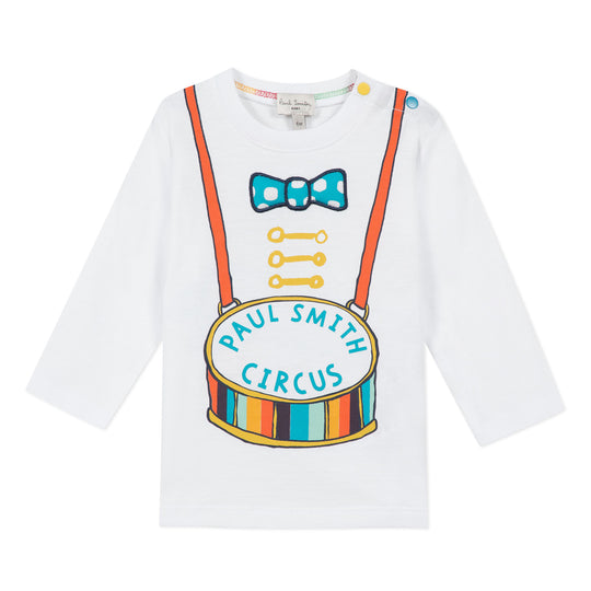 White T-shirt with front and back visual  - FINAL SALE