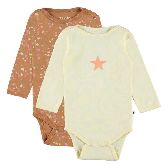 MOLO Foss 2-Pack Stars Bodysuits