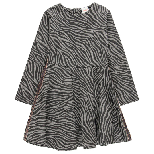 BOBOLI Zebra Print Knit Dress