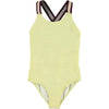 MOLO Neve Contrast Strap Yellow Swimsuit