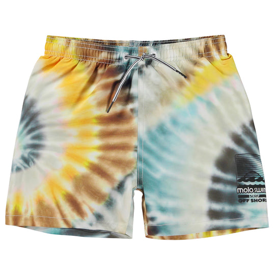 MOLO Niko Tie Dye Spin Swim Shorts