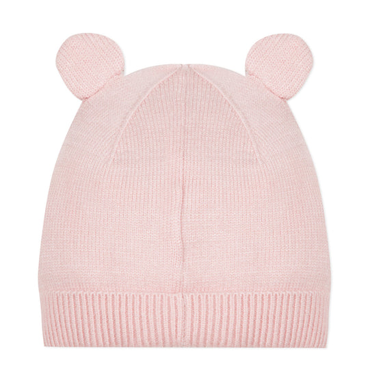 Pink Winter Hat with Ears  - FINAL SALE