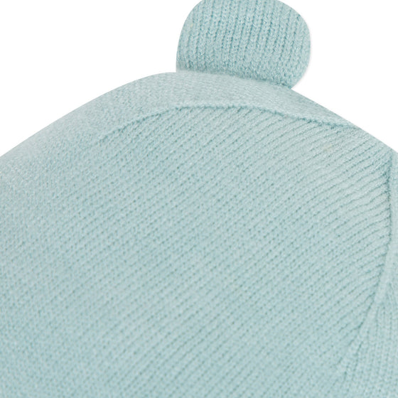 Almond Green Winter Hat with Ears  - FINAL SALE