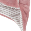 Pink cotton-lined trapper hat  - FINAL SALE