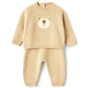 Teddy Bear Merino Wool Baby Set  - FINAL SALE