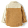 Colorblock Teddy Fleece Shirt Jacket  - FINAL SALE