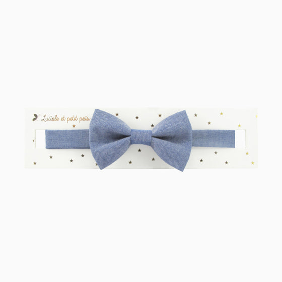 Chambray bow tie  - FINAL SALE