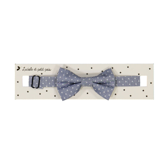 Star chambray bow tie  - FINAL SALE