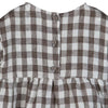Checked Linen Swing Top  - FINAL SALE