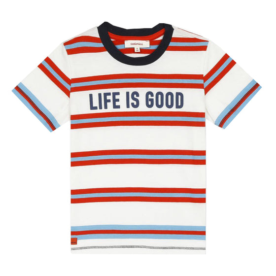 Striped graphic T-shirt  - FINAL SALE