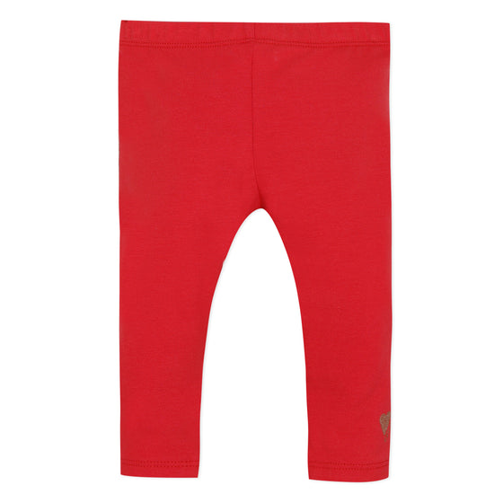 Plain red leggings  - FINAL SALE