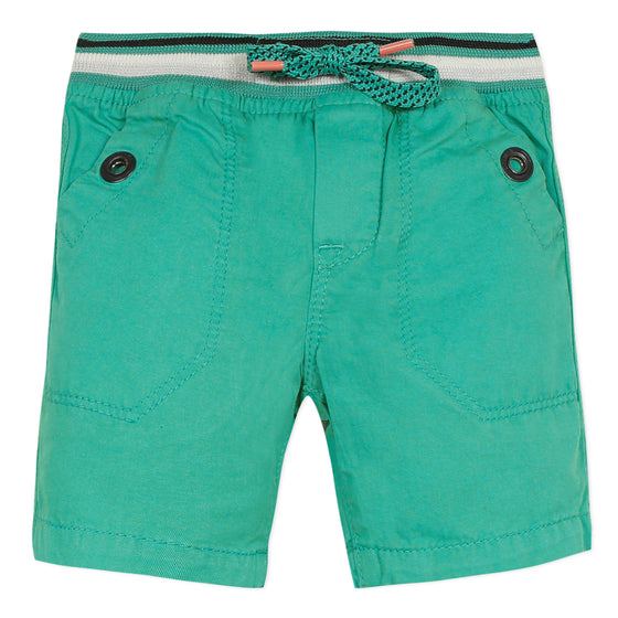 Green bermuda shorts