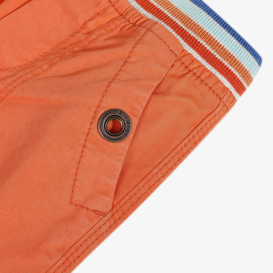 Orange bermuda shorts