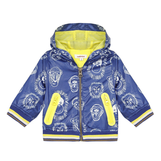 CATIMINI Animal printed hooded jacket