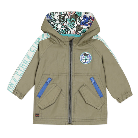 CATIMINI Contrast Zip Lightweight Parka