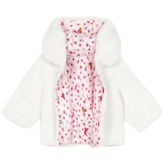 CATIMINI Reversible Faux Fur Jacket