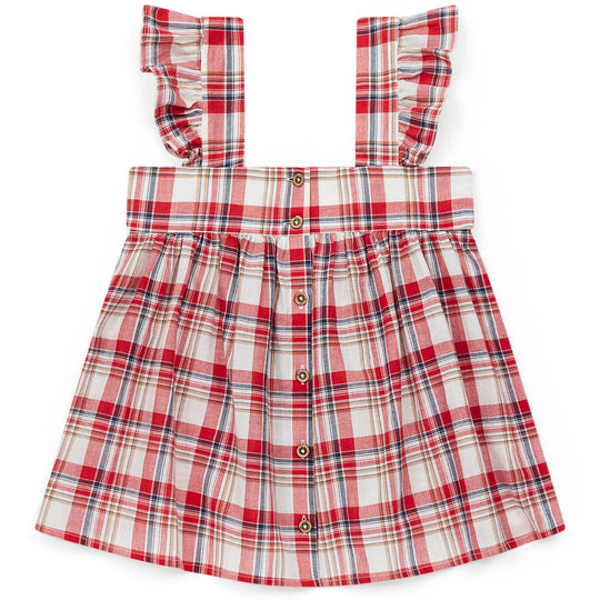 BONTON Elisa Plaid Swing Top
