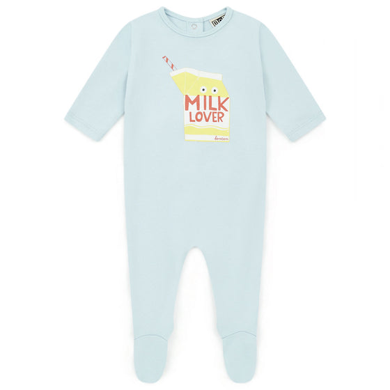Milk Lover Footed Pajamas