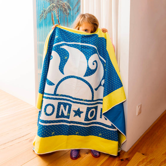 Bonton x Sundek Beach Towel, Blue  - FINAL SALE