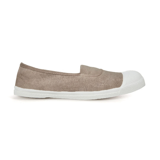 BENSIMON Womens -  Elastic Tennis Shoes - Shell