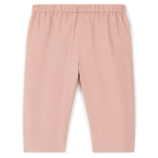 BONTON Brioche Pure Cotton Baby Pants, Pink