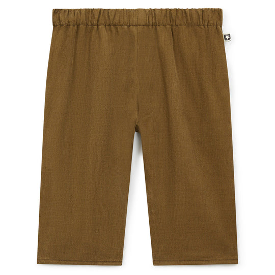 Brioche Pure Cotton Baby Pants, Brown  - FINAL SALE