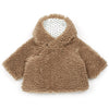 Button-Front Fuzzy Baby Coat  - FINAL SALE