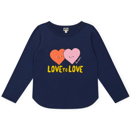 BONTON Love to Love T-shirt, Navy