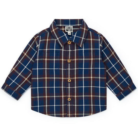 Plaid Baby Shirt  - FINAL SALE