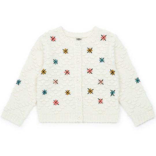 Flower Dots Cardigan  - FINAL SALE