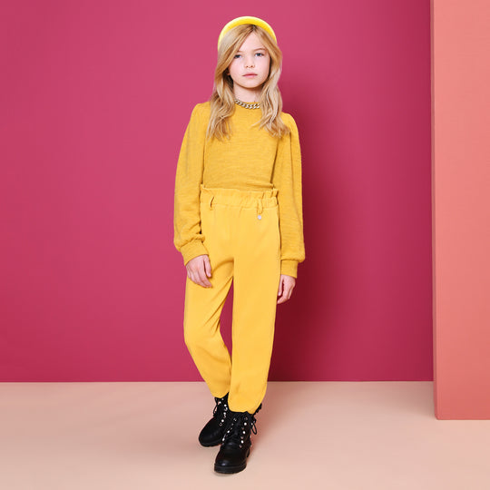 IMPERIAL Curb Chain Necklace Sweater