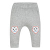 Grey Slouchy Tiger Mascot Baby Pants  - FINAL SALE