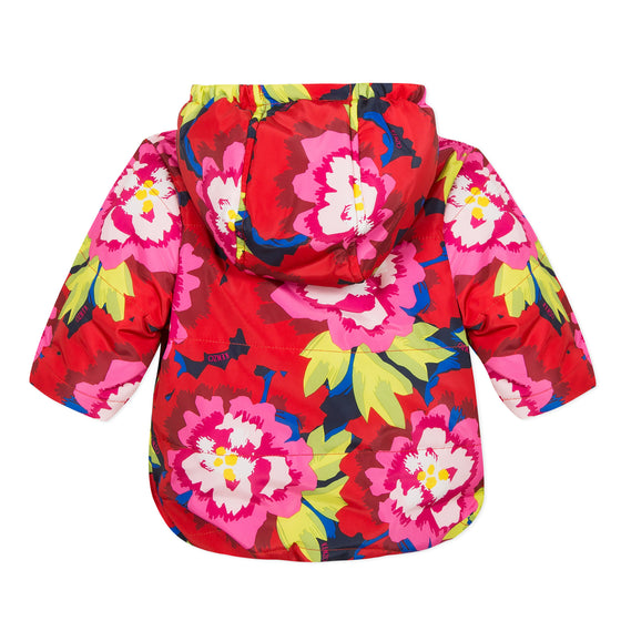 Reversible Floral Puffer Baby Jacket  - FINAL SALE