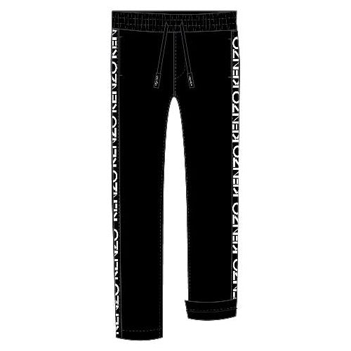 KENZO KIDS Black Side Stripe Leggings